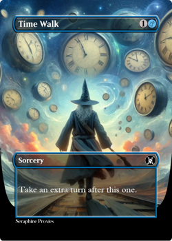 Time Walk - High Quality Altered Art Custom Cards - Image 1