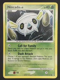Nincada 117/147 - Supreme Victors - Common - Pokemon Card TCG - Image 1