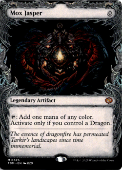 MTG Mox Jasper (Showcase) M Tarkir: Dragonstorm 325 NM - Image 1