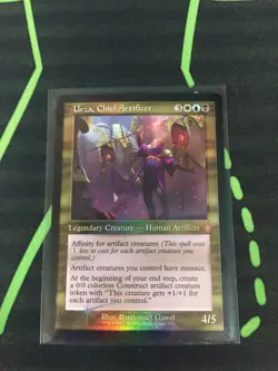 MTG Magic The Gathering Urza, Chief Artificer Foil Retro Frame Esper Commander - Image 1