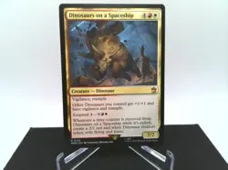 Dinosaurs on a Spaceship 0122 Universes Beyond: Dr. Who WHO MTG Magic - Image 1