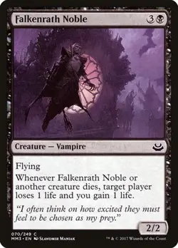 2x Falkenrath Noble - Foil Modern Masters 2017 LP MTG - Image 1