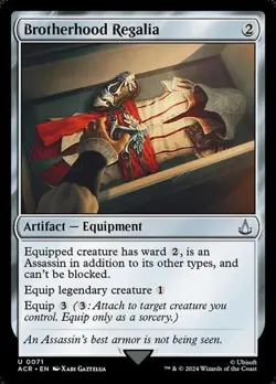 Brotherhood Regalia - Foil ACR LP MTG - Image 1
