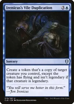 Irenicus's Vile Duplication - Foil CLB LP MTG - Image 1