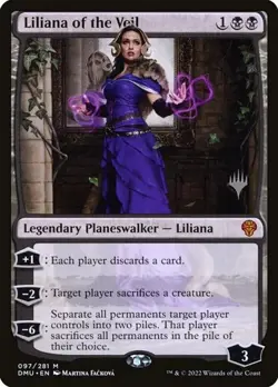 Liliana of the Veil - Promo Dominaria United LP MTG - Image 1