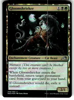 FOIL NM MTG Gloomshrieker Kamigawa: Neon Dynasty Regular - Image 1
