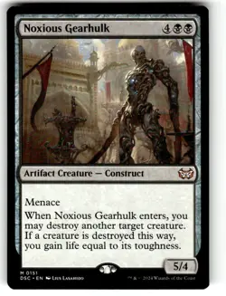 Noxious Gearhulk Commander: Duskmourn: House of Horror Regular Mythic - Image 1