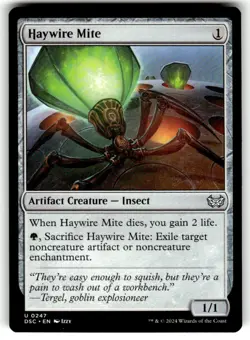 Haywire Mite Bloomburrow Commander MTG NM - Image 1
