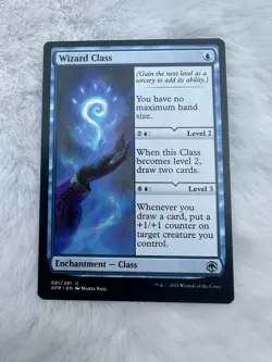 MTG - Wizard Class - AFR - 081/281 - Uncommon - NONFOIL ~ NM Regular - Image 1