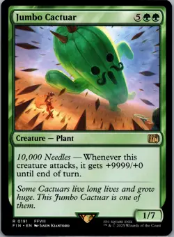 MTG FIN #191 Jumbo Cactuar - Image 1