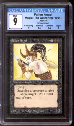 Magic MTG Legends Fallen Angel CGC 9 (9, 9.5, 8.5, 9) NEAR MINT NM - Image 1