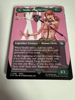 MTG: Final Fantasy - Vanille, Cheerful l'Cie 0392 U (Borderless) MTG TCG - Image 1