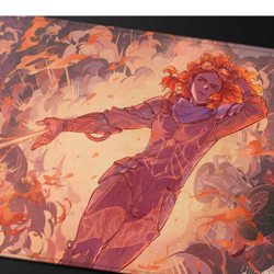 Ultra Pro MTG: Aetherdrift Chandra’s Ignition Stitched Edge Playmat - Image 2