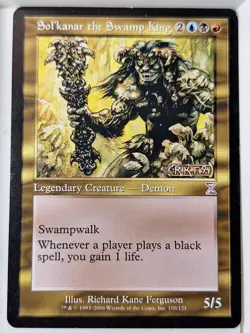 Sol'kanar the Swamp King - Timeshifted - Magic the Gathering MTG Nice! - Image 1