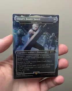 Cloud's Buster Sword - Umezawa's Jitte (Rainbow Foil) Secret Lair Drop Foil - Image 1