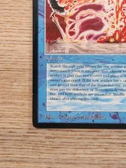 Magic the Gathering MTG Transmute Artifact Antiquities LP - Image 2