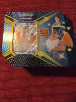 2021 Pokemon Booster Tin Shining Fates 6 Booster Packs - Image 1