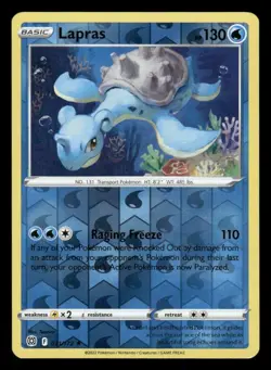 Lapras 031/172 Rare Brilliant Stars Pokemon Reverse Holo NM/M - Image 1