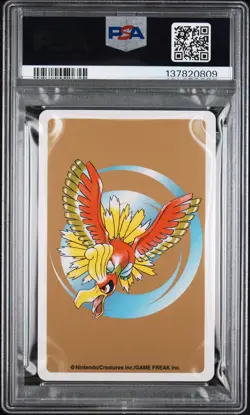 2000 Pokemon Pikachu Poker Playing Cards Joker Gold 025A & Silver 025B PSA 9 - Image 4