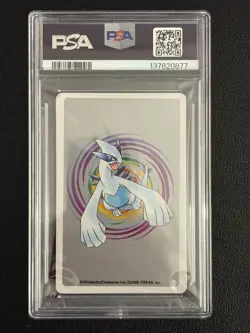 2000 POKEMON SILVER VERSION PLAYING CARDS 5 OF HEARTS #196A ESPEON PSA 10 - Image 4