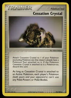 Cessation Crystal #74/100 Crystal Guardians Uncommon Pokemon TCG NM - Image 1