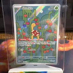 2025 Pokemon Mega Evolution Shuckle RC Illustration Rare #136/132 - Image 1