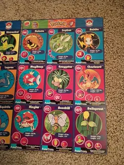 1999 Burger King Pokemon Movie Poker trivia Uncut - Image 2
