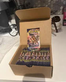 Pokemon Sword & Shield Booster Pack Lot 30x Packs TCG New Factory Sealed - Image 1