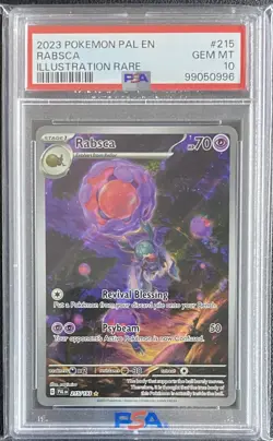 2023 RABSCA #215 POKEMON PALDEA EVOLVED ILLUSTRATION RARE EN PSA 10 Gem Mint - Image 1