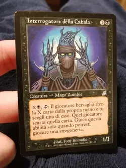 MTG Interrogatore della Cabala 57/143 Flagello Non Comune Ita Excellent - Image 1