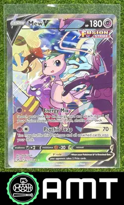 Mew V 2021 Pokemon Sword & Shield Fusion Strike #251/264 Ultra Rare - Image 1