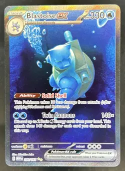2023 Pokemon SV 151 Blastoise ex Special Illustration Rare #200/165 - Image 1