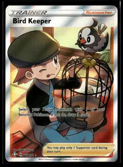 Bird Keeper 066/072 Ultra Rare Shining Fates Pokemon NM/M - Image 1