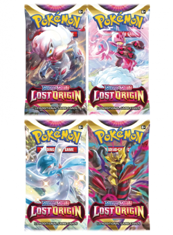 Pokemon TCG Sword and Shield Lost Origin Lot of 4 Sleeved Booster Packs - Image 2