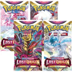 Pokemon TCG Sword and Shield Lost Origin Lot of 4 Sleeved Booster Packs - Image 3