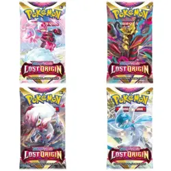 Pokemon TCG Sword and Shield Lost Origin Lot of 4 Sleeved Booster Packs - Image 5