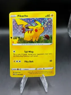 TCG POKEMON PIKACHU HOLO SWSH039 PROMO GENERAL MILLS - Image 1