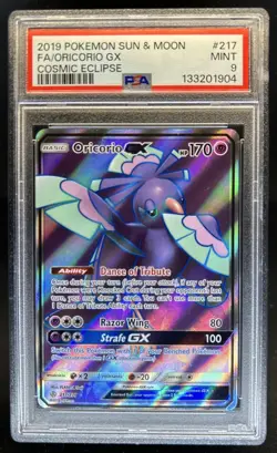 2019 Pokemon SM Cosmic Eclipse Oricorio #217/236 PSA 9 - Image 1