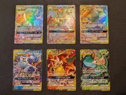 2019 Pokemon TCG Pokemon Remix Bout Big 3 Starter GX/FA Lot NM Unplayed. - Image 1