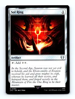 #284 2023 Tales of Middle-earth Commander LTC Sol Ring Uncommon - Image 1