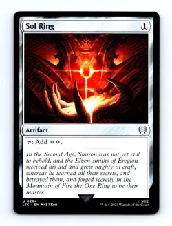 #284 2023 Tales of Middle-earth Commander LTC Sol Ring Uncommon - Image 1