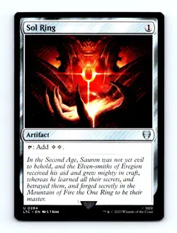 #284 2023 Tales of Middle-earth Commander LTC * Sol Ring Uncommon - Image 1