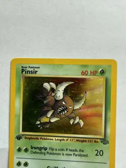 Pokemon WOTC Pinsir 1st Edition #9/64 2000 Jungle Holo Rare MP - Image 4