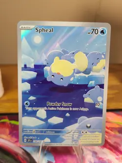 Spheal 199/191 Sv08: Surging Sparks Holo Illustration Rare Pokemon TCG NM - Image 1