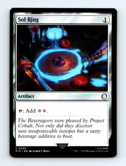 #239 2024 Fallout PIP ( Sol Ring Commander UNCOMMON - Image 1