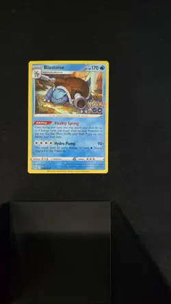Blastoise 017/078 Holo Rare Pokemon GO Pokemon Near Mint - Image 2