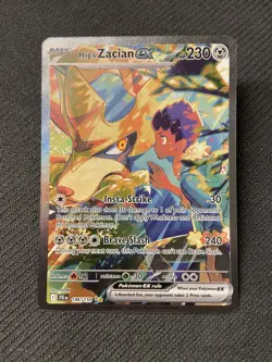 Pokemon TCG Hop’s Zacian EX 186/159 Journey Together SIR Holo - Image 1