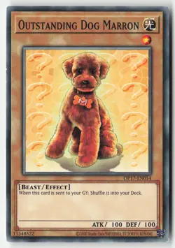 Yugioh - Outstanding Dog Marron OP17-EN014 Unlimited - OTS Tournament Pack 17 - Image 1