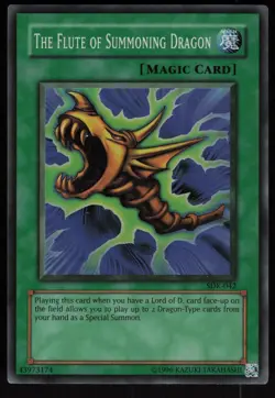 The Flute of Summoning Dragon SDK-042 WAVY PRINT UNLIMITED Yu-Gi-Oh - Image 1