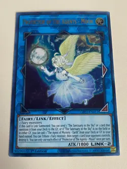 Yugioh Protector of the Agents Moon x 3 - 1st Edition Ultra Rare NM - Free Holo - Image 2
